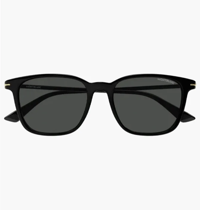 Сонцезахисні окуляри чоловічі MONT BLANC Grey/Black MB0338S-001-52