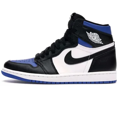 Кроссовки мужские Air Jordan 1 Retro Royal White/Black 555088-041