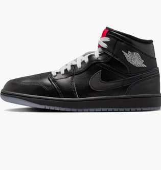 Кроссовки мужские Air Jordan 1 Mid Se Black HV5177-010