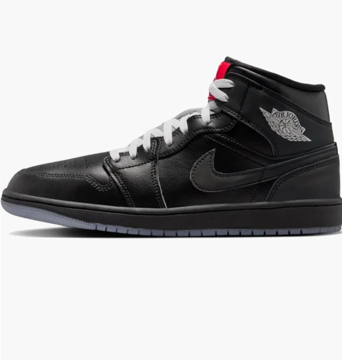 Кроссовки мужские Air Jordan 1 Mid Se Black HV5177-010