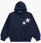 Худи унисекс Aelfric Eden Star Print Color Contrast Blue 73089-267