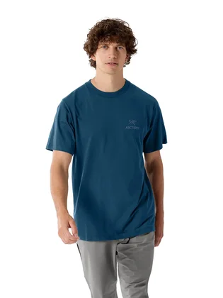 Футболка чоловіча Arc'teryx Bird Word Blue X000009535034-NIGHTSCAPE