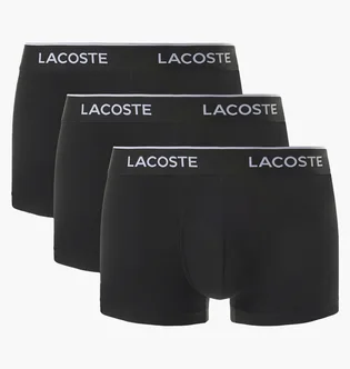 Труси чоловічі Lacoste Set Of Panties Black 5H1300031
