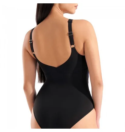 Купальник женский Arena Isabella Swimsuit Wing Back C Black/Blue 010814-570
