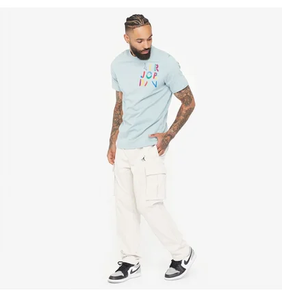 Футболка мужская Air Jordan Brand Graphic Crew Tee Light Blue Dm3078-366