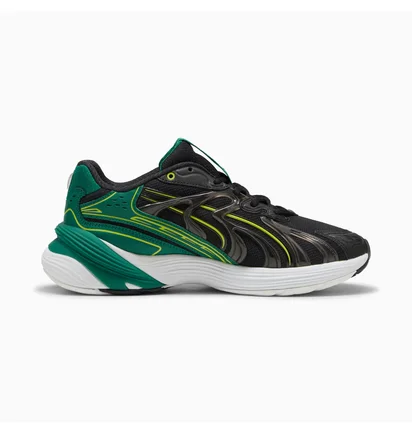 Кроссовки унисекс Puma Amf1 Inverse Black/Green 309110-01
