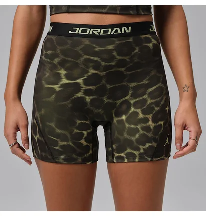Шорты женские Air Jordan Sport Dri-Fit High-Waisted 5 Printed Green IF3491-331
