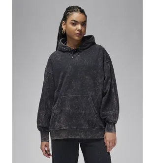 Худи женское Air Jordan Flight Fleece Washed Hoodie Black FN5738-010