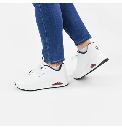 Кросівки жіночі Skechers Uno Stand On Air White 73690-WNVR