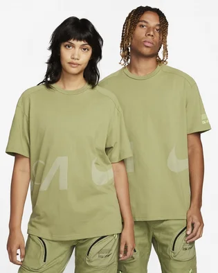 Футболка унисекс Nike Ispa Short-Sleeve T-Shirt Olive FD7856-334