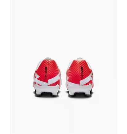 Бутси унісекс Nike Mercurial Vapor 15 Academy Multi-Ground Soccer Cleats White/Red DJ5631-600
