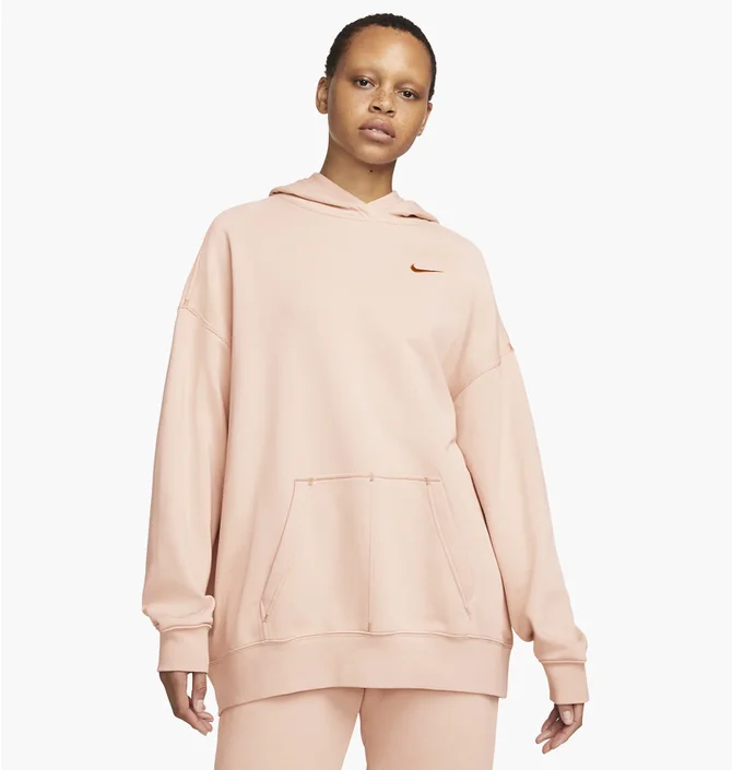 Худи унисекс Nike W Nsw Swsh Flc Hoodie Pink Dm6201-601