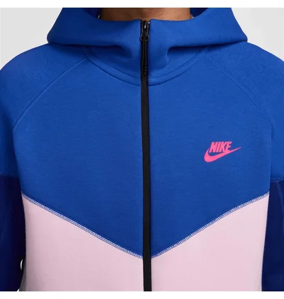 Толстовка мужская Nike Tech Fleece Blue/Pink FZ4709-480