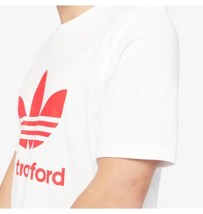 Футболка чоловіча Adidas Originals Manchester United Old Trafford Trefoil Tee White HP0452