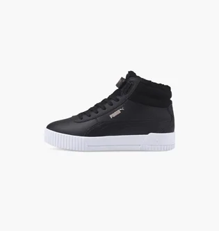Кроссовки детские Puma Carina Mid Fur Black 309683-01