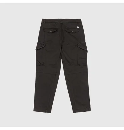 Штаны мужские C.P. Company Stretch Sateen Loose Cargo Pants Black 15CMPA123A-005529G