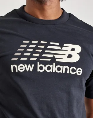 Футболка чоловіча New Balance Linear Logo Black MT51986-BM