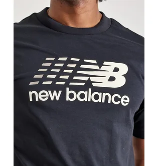 Футболка чоловіча New Balance Linear Logo Black MT51986-BM