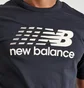 Футболка чоловіча New Balance Linear Logo Black MT51986-BM