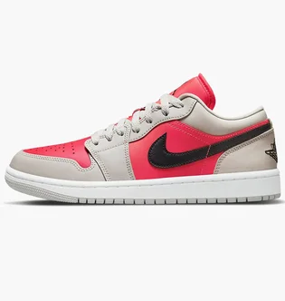 Кроссовки женские Air Jordan 1 Low Grey/Pink DC0774-060