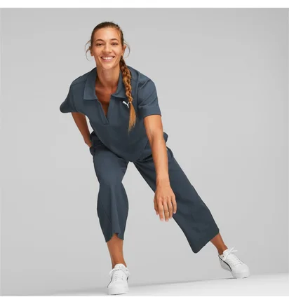 Поло жіноче Puma Her Polo Tee Blue 67310816