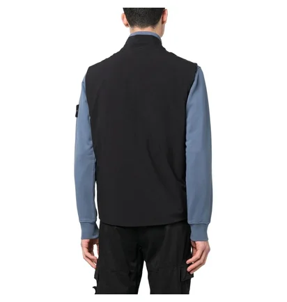 Жилетка чоловіча STONE ISLAND Stellina Logo-Embroidered Black 7815G03G2-V0029