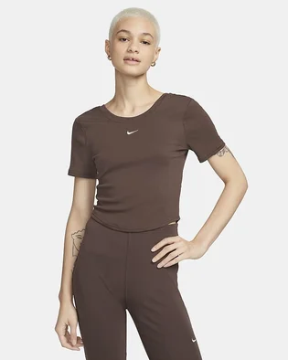 Футболка женская Nike Sportswear Chill Knit Brown FN3664-237