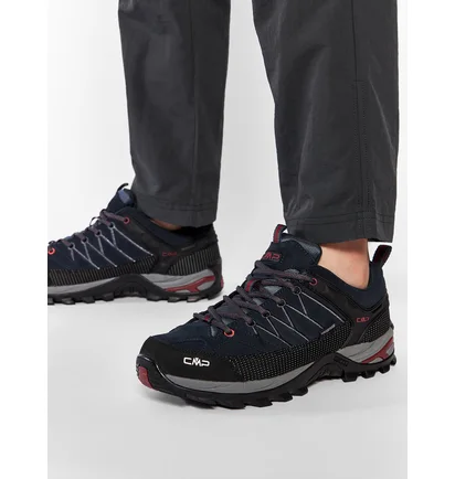 Кроссовки мужские Cmp Rigel Low Trekking Shoes Wp Black 3Q13247-62Bn