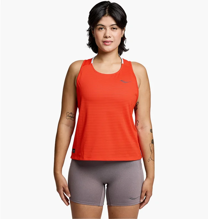 Майка жіноча Saucony Kinvara Tank Orange SAW800471-IF