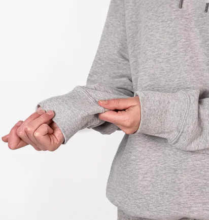 Худи унисекс Uniqlo Sweat Pullover Hoodie Grey 444967-05