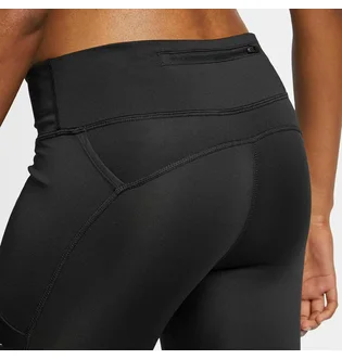 Леггинсы женские Nike Fast Mid Rise Crop Length Black DB4380-010