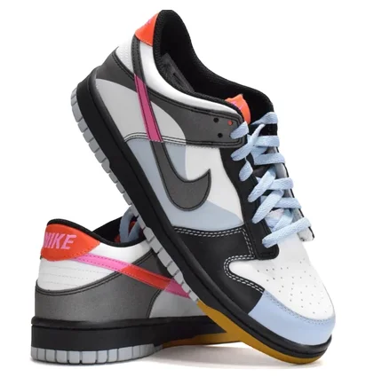 Кроссовки детские Nike Dunk Multi Grey FJ2686-100