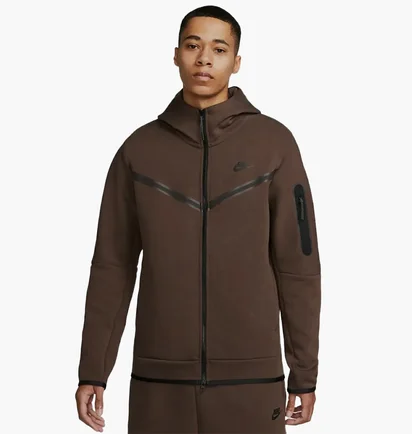 Толстовка чоловіча Nike Tech Fleece Brown DV0537-237
