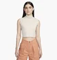 Топ женский Nike Sportswear Collection Mock-Neck Cropped Tank Beige FB8343-104
