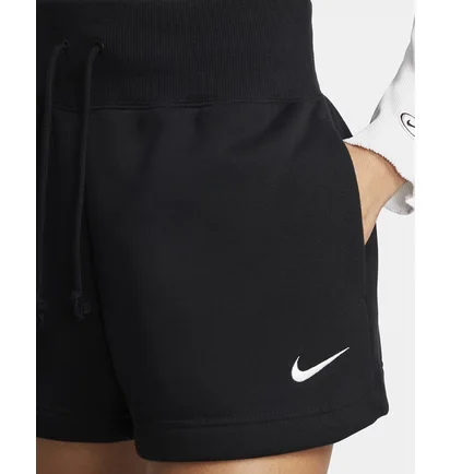 Шорты женские Nike Nsw Phoenix Fleece High-Rise Shorts Black FD1409-010