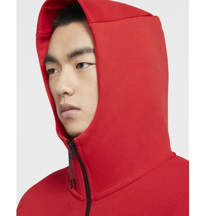 Толстовка чоловіча Nike Nsw Tech Fleece Hoodie Full-Zip Red CU4489-657