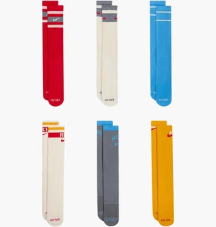 Носки Nike Everyday Plus Cushioned Crew Multi (6 пар) DX7670-910
