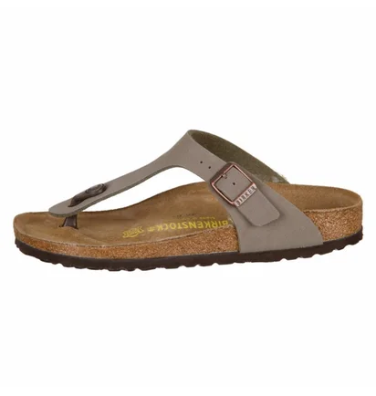 Тапочки жіночі BIRKENSTOCK Gizeh Stone Birkoflor Brown 043393