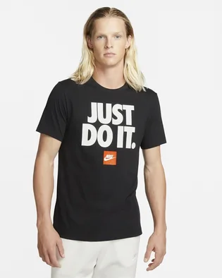 Футболка мужская Nike Sportswear Just Do It Verbiage Black Dz2989-010