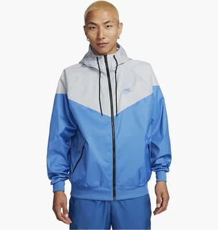 Куртка мужская Nike Sportswear Windrunner Hooded Jacket Light Blue/White DA0001-402