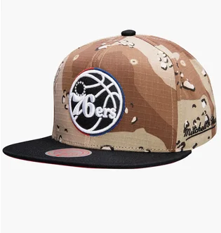 Кепка унисекс Mitchell & Ness Nba Choco Camo Snapback Philadelphia 76Ers Camo/Brown HHSS1101-P76YYPPPCAMO