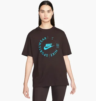 Футболка женская Nike Nsw Tee Bf Prnt Su Black FD4235-220