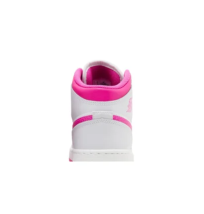 Кросівки дитячі Air Jordan 1 Mid Gs White/Pink FD8780-500