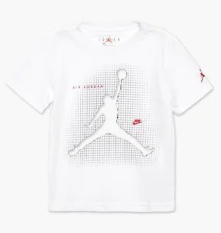 Футболка детская Air Jordan Grid Blur White 85F634-001