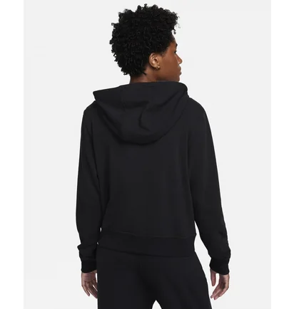 Толстовка жіноча Nike Dri-Fit One Full-Zip French Terry Hoodie Black FB5198-010