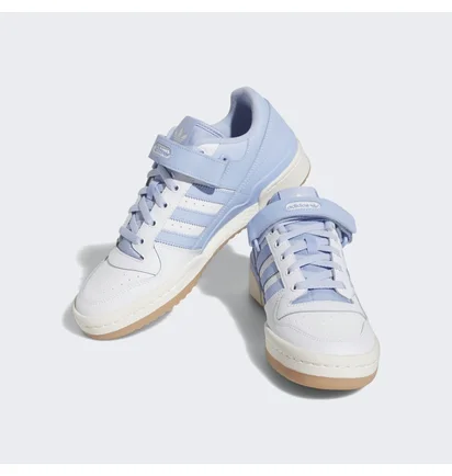 Кросівки чоловічі Adidas Originals Forum Low White/Light Blue GY0003