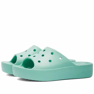 Тапочки мужские Crocs Classic Platform Slide Turquoise 208180-3UG