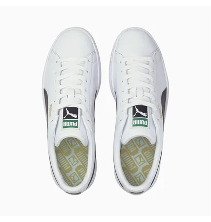 Кроссовки мужские Puma Basket Classic Xxi White/Black 374923-02