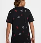 Футболка мужская Nike M Nsw Tee 12Mo Aop Sp25 Black HJ0561-010