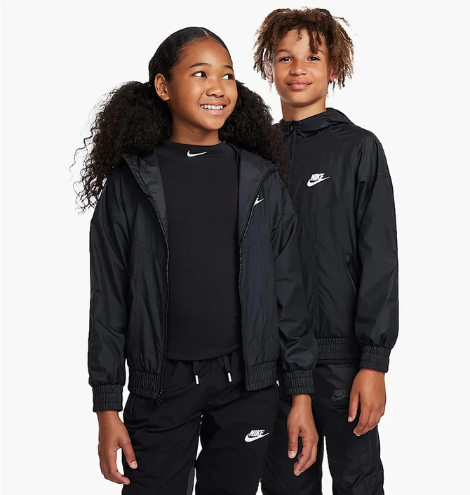 Ветровка детская Nike Sportswear Windrunner Black FZ5516-010